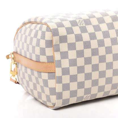 Louis Vuitton Damier Azur Speedy Bandouliere 30 9 of 11