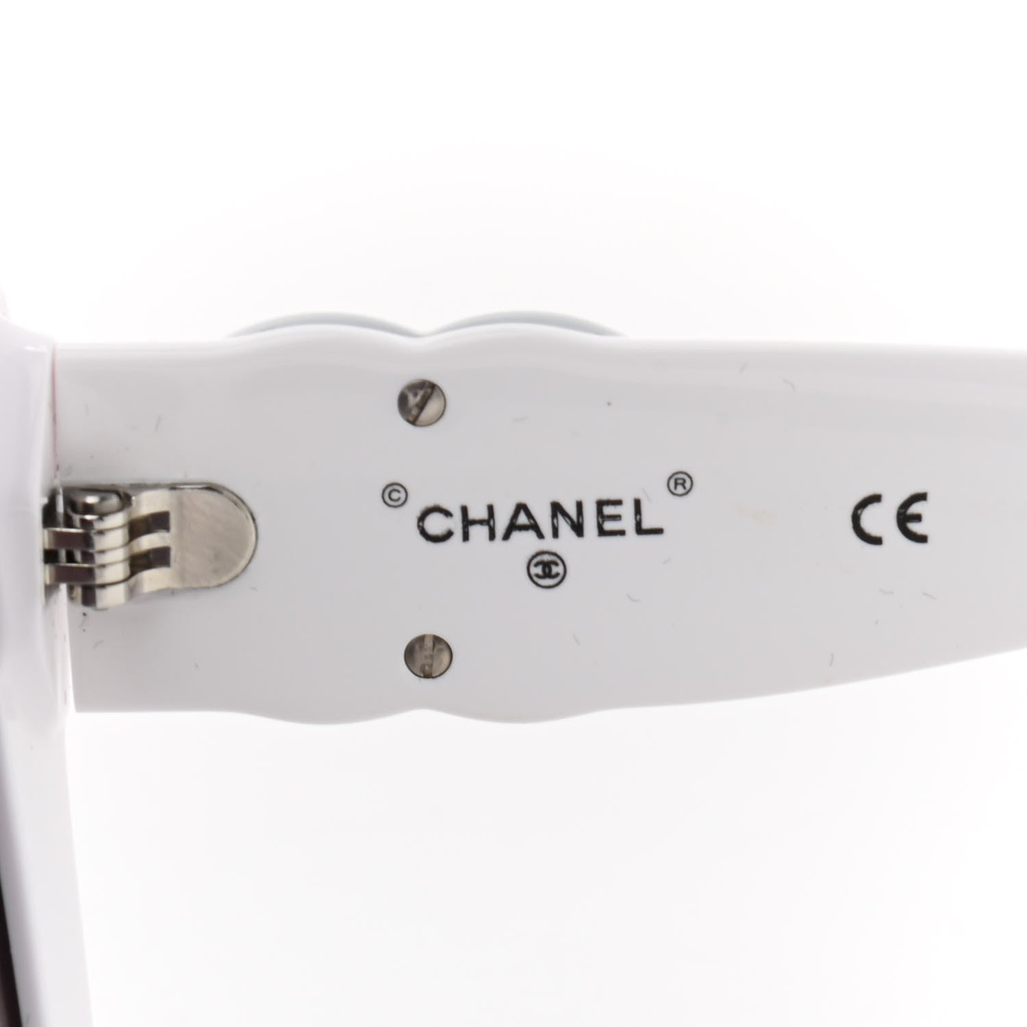 Chanel Acetate Square Sunglasses 71391 White 6 of 7