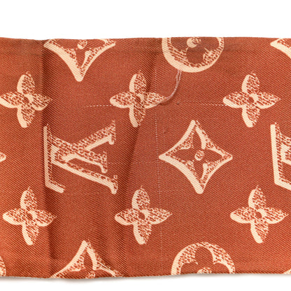 Louis Vuitton Silk Monogram Fall For You Bandeau Brown 5 of 7