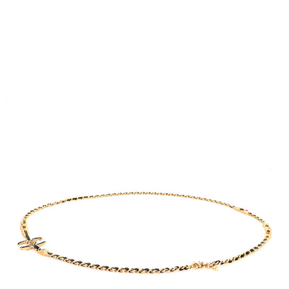 Chanel Lambskin Poured Glass Cote D'Azur CC Chain Belt Gold Multicolor 2 of 3