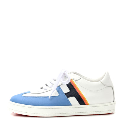 Hermes Epsom Womens Boomerang Sneakers 36 Bleu Allure Multicolor 1 of 8