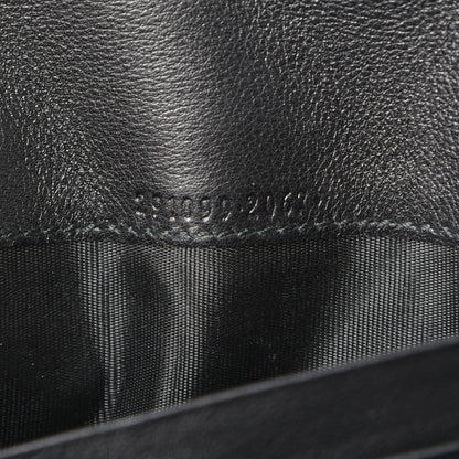 Gucci Microguccissima Dice Continental Chain Wallet Black 6 of 7
