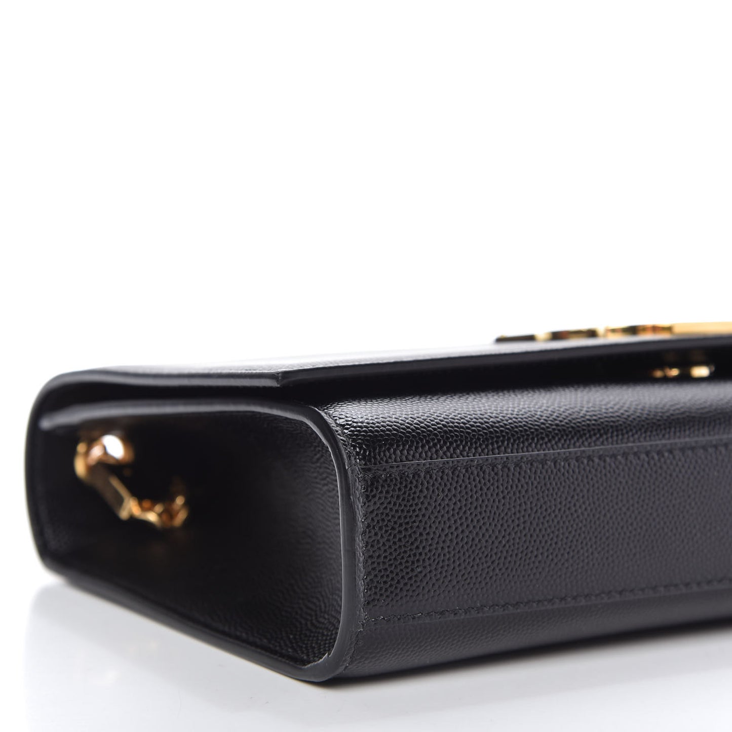 Grain De Poudre Medium Classic Monogram Kate Satchel Black