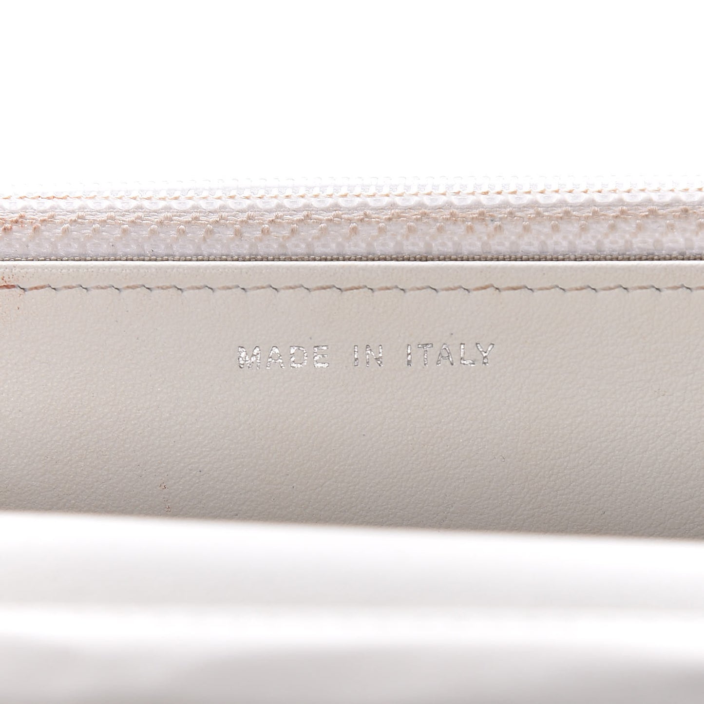 Caviar Timeless CC Wallet on Chain WOC White