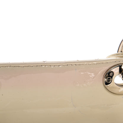 Christian Dior Patent Cannage Large Lady Dior White 7 of 9