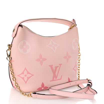 Louis Vuitton Empreinte Monogram Giant By The Pool Marshmallow Hobo PM Bouton De Rose 3 of 10