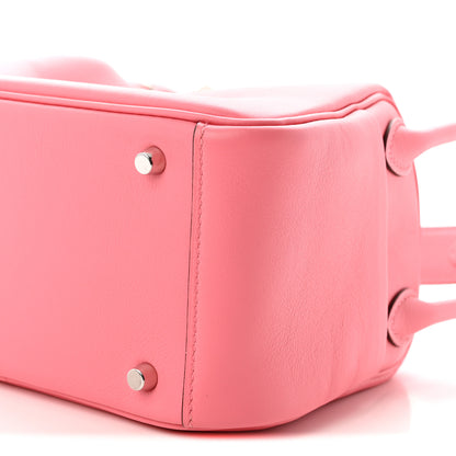 Hermes Swift Mini Lindy 20 Rose Ete 10 of 11