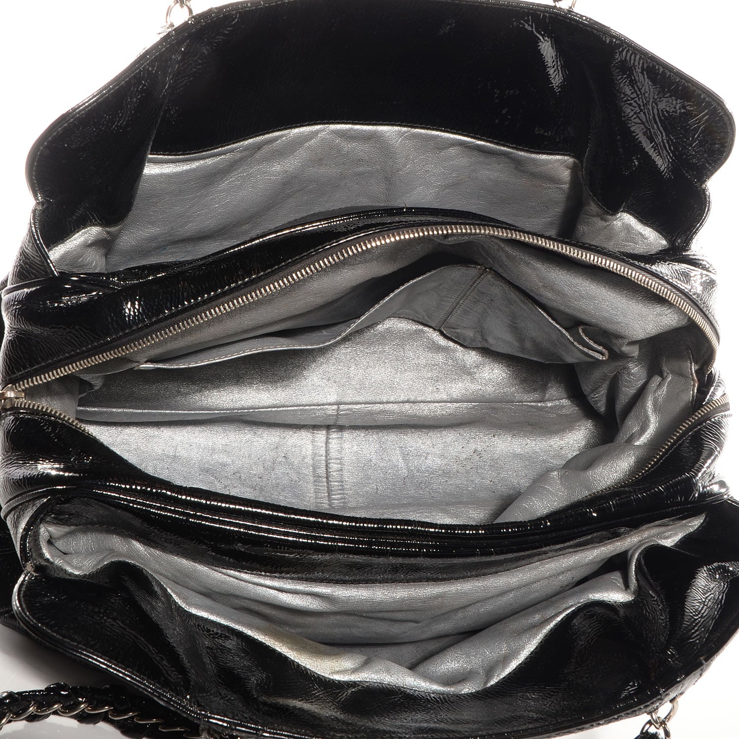 Chanel Patent Calfskin Large Luxe Ligne Tote Black 5 of 8