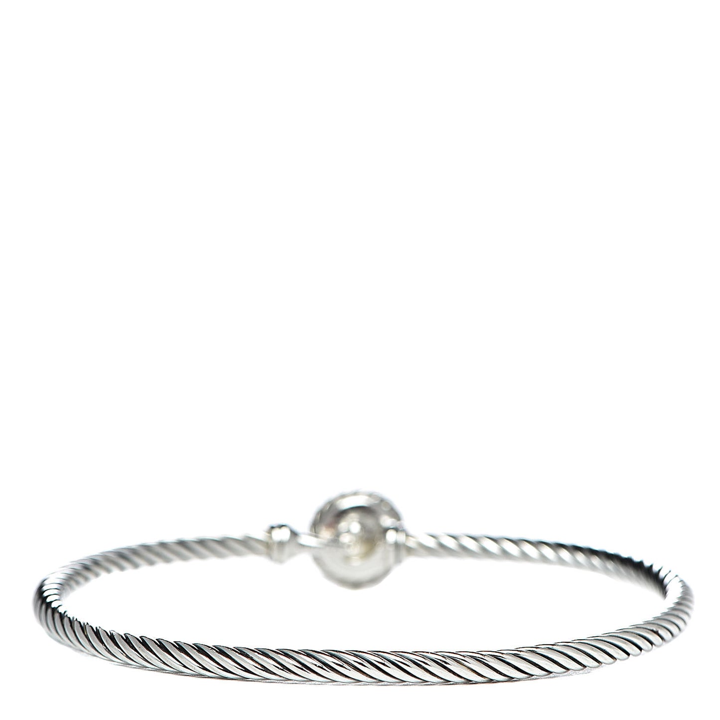 Sterling Silver Pearl 3mm Chatelaine Bracelet