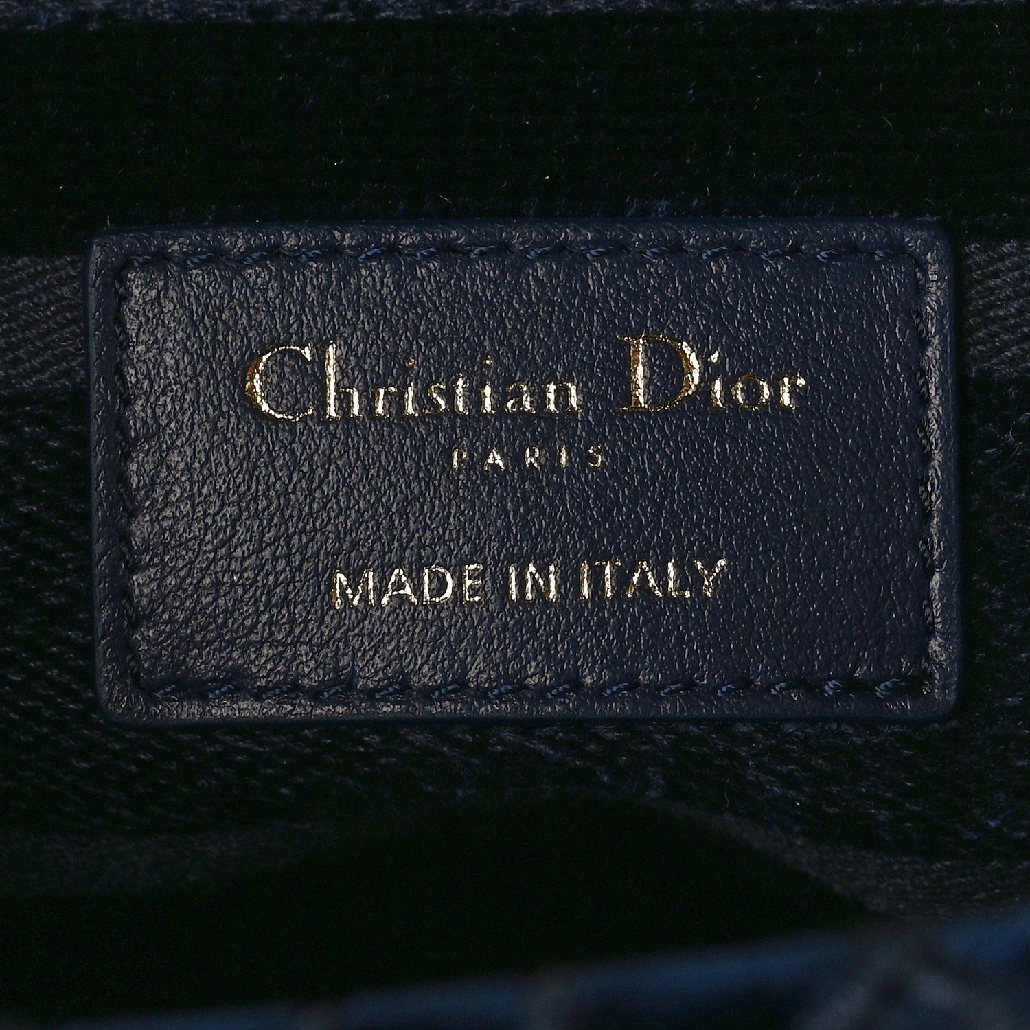 Christian Dior Velvet Cannage Medium Lady D-Lite Blue 6 of 8