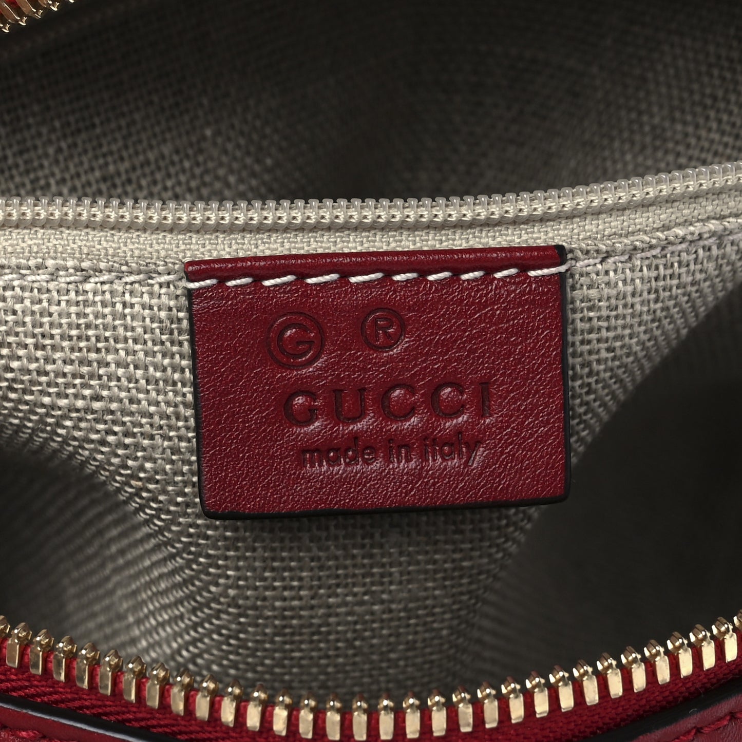 Microguccissima Small Crossbody Bag Rosso