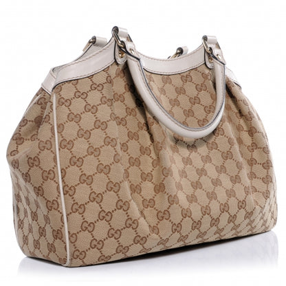 Gucci Monogram Medium Sukey Tote Off White 3 of 8