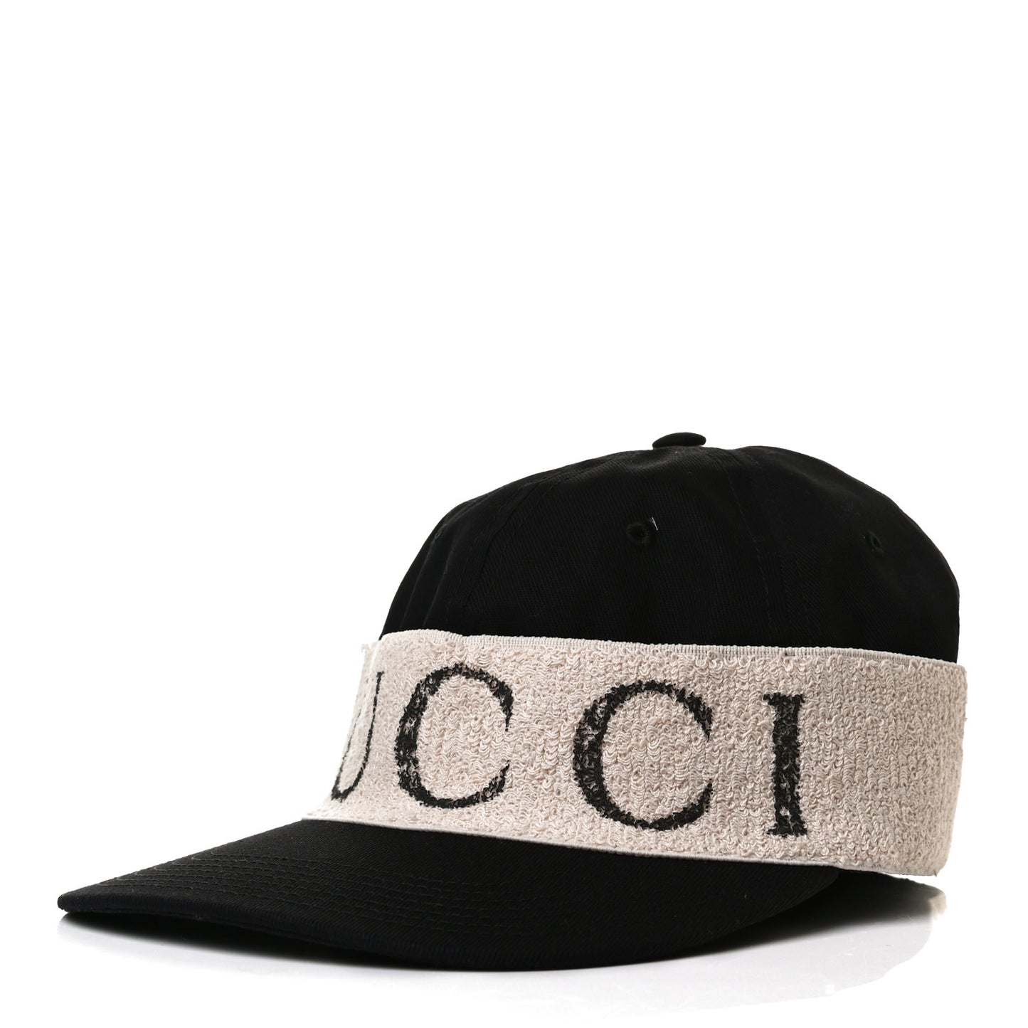 Gabardine Gucci Headband Baseball Hat S Black