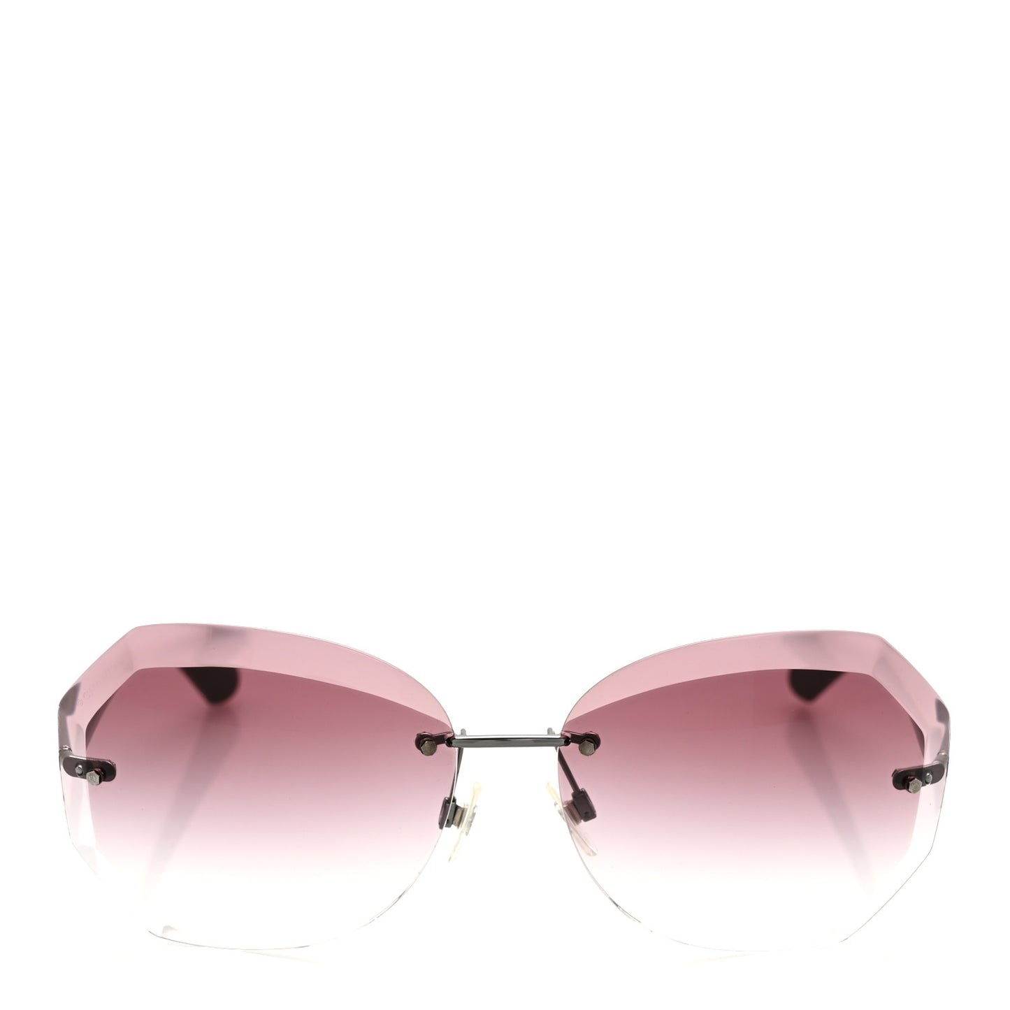 Metal Spring Round Sunglasses 4220 Pink