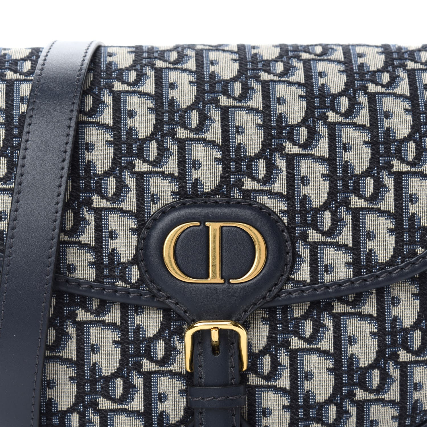 Christian Dior Oblique Medium Bobby Flap Blue 7 of 9