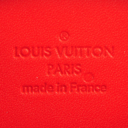 Louis Vuitton Vernis Roses Chapeau Coin Purse Orange Sunset 6 of 7