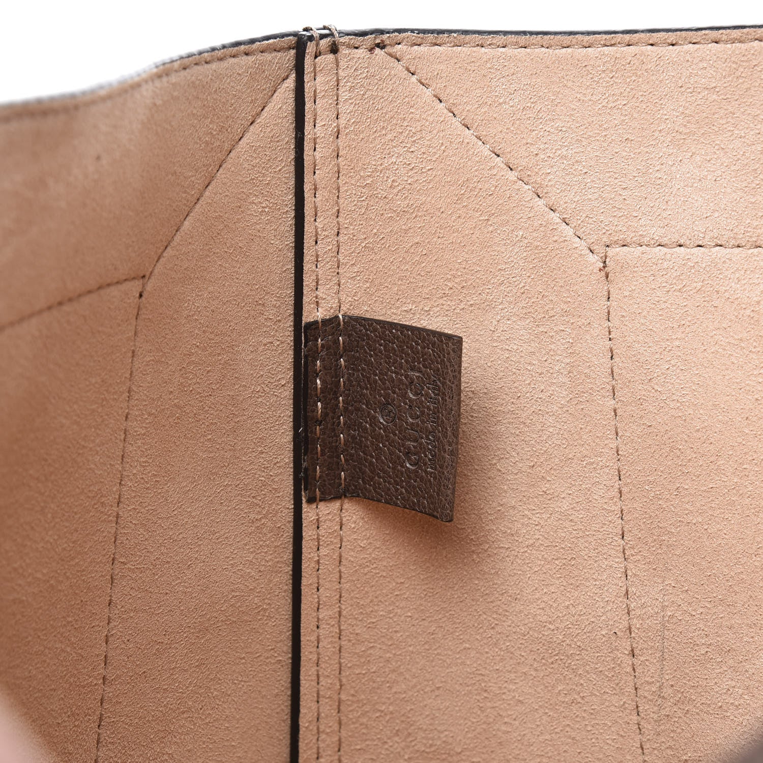Gucci GG Supreme Monogram Web Ophidia Tote Brown 7 of 9