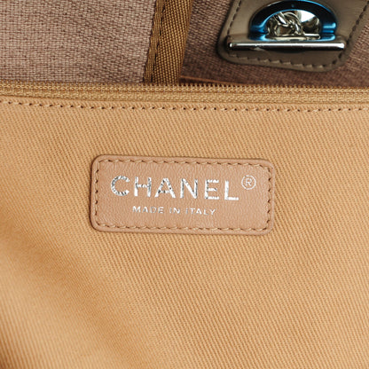Chanel Canvas Large Deauville Tote Ecru 6 of 7