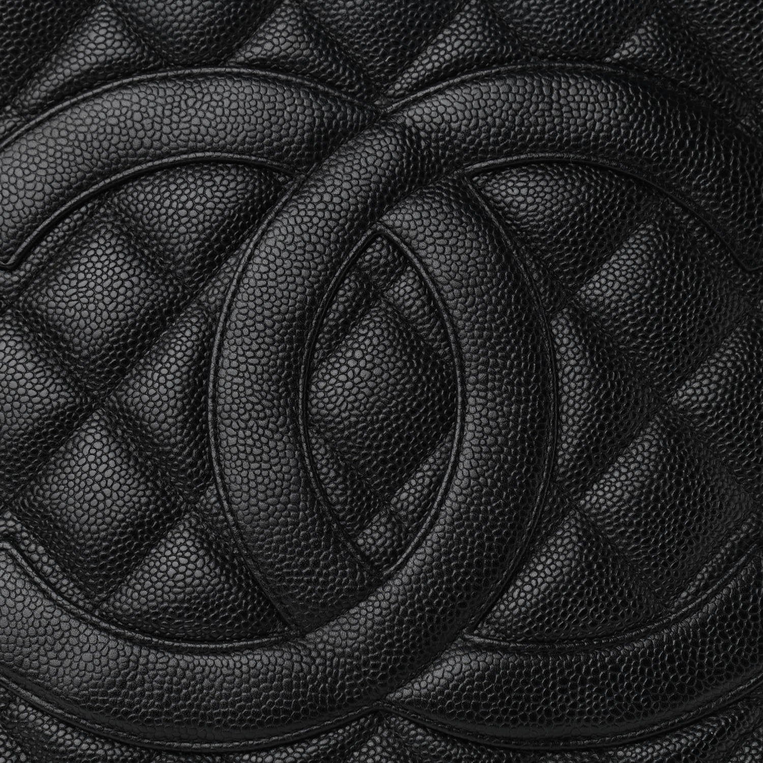 Chanel Caviar Quilted Medallion Tote Black 8 of 11