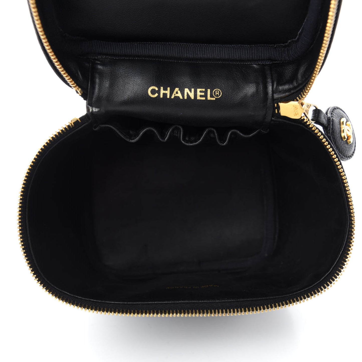 Caviar Cosmetic Vanity Bag Black