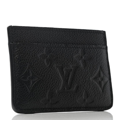 Louis Vuitton Empreinte Card Holder Black 2 of 4