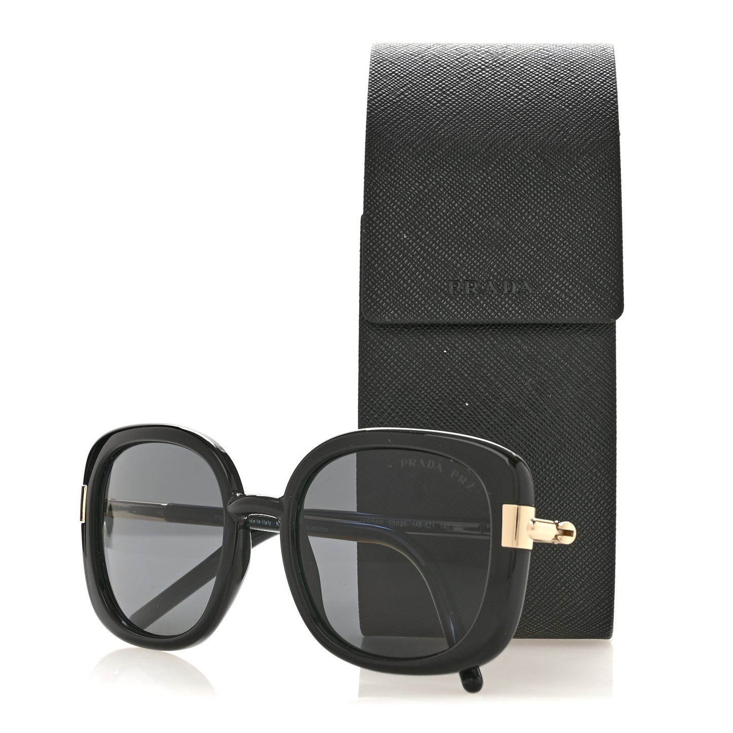 Acetate Square Sunglasses SPR04W Black