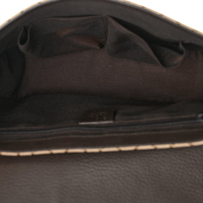 Gucci Monogram Flap Messenger Bag Beige Dark Brown 5 of 13