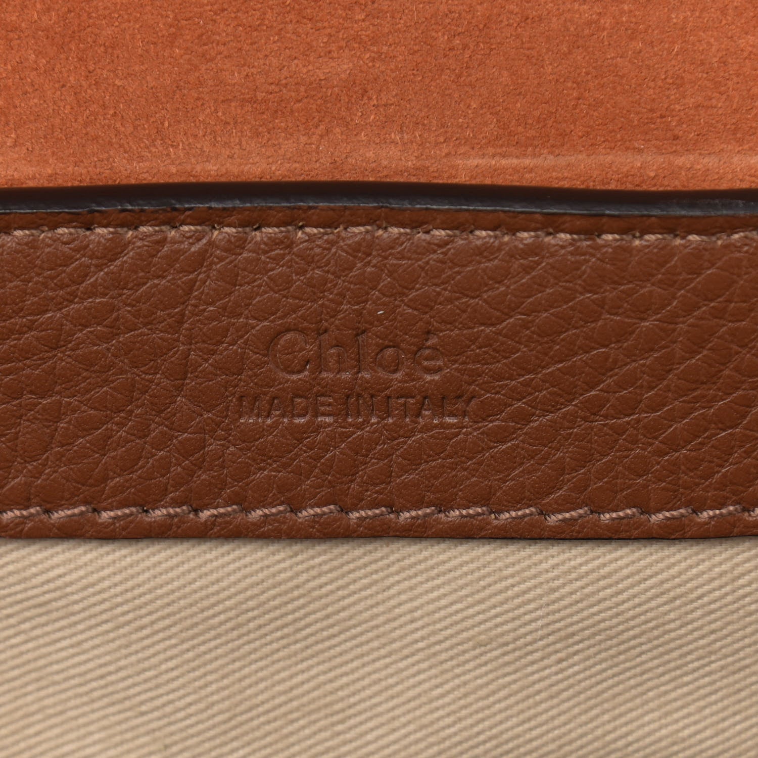 Chloe Calfskin Medium Faye Day Shoulder Bag Tan 6 of 10