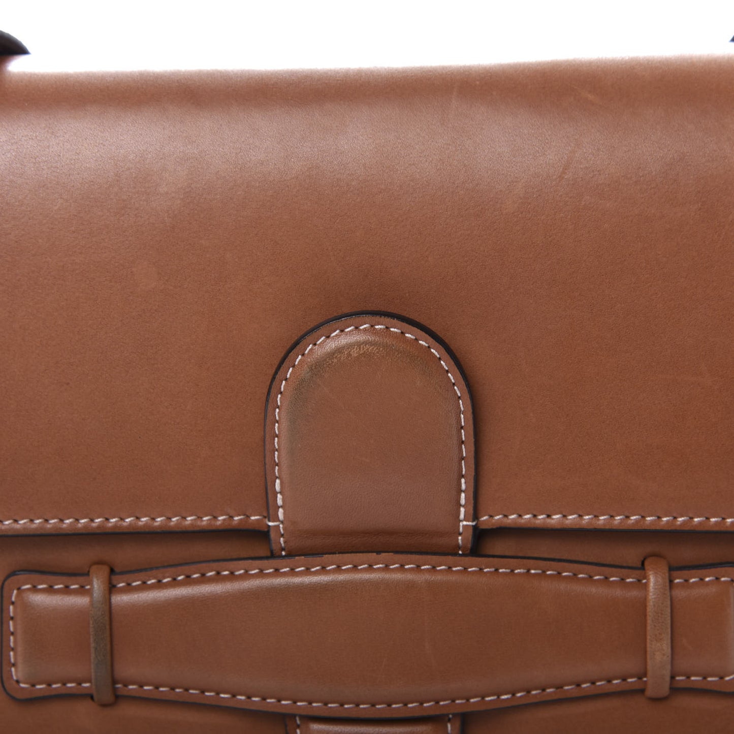 Natural Calfskin Medium Symmetrical Bag Tan