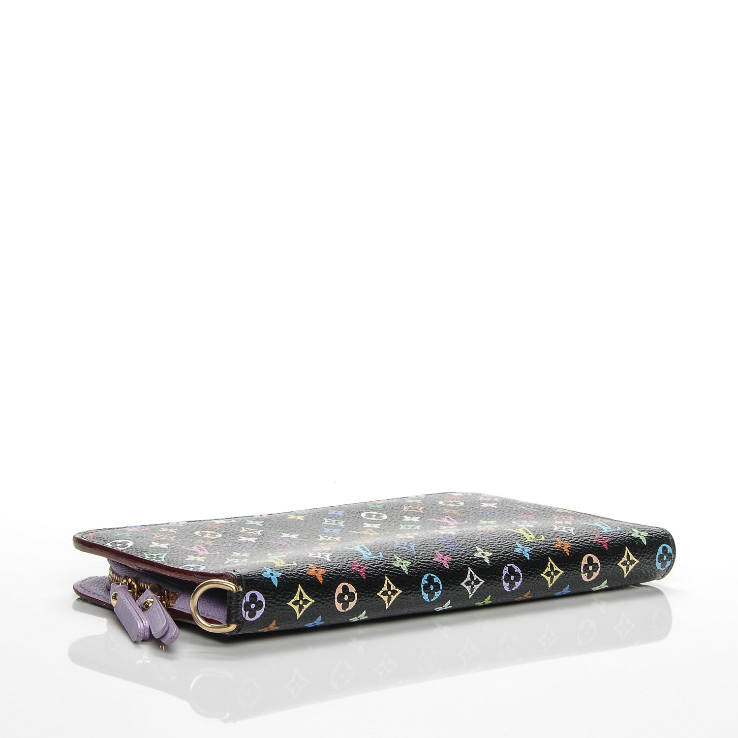 Louis Vuitton Monogram Multicolor Insolite Wallet Black Violet 4 of 6