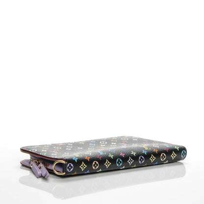 Louis Vuitton Monogram Multicolor Insolite Wallet Black Violet 4 of 6