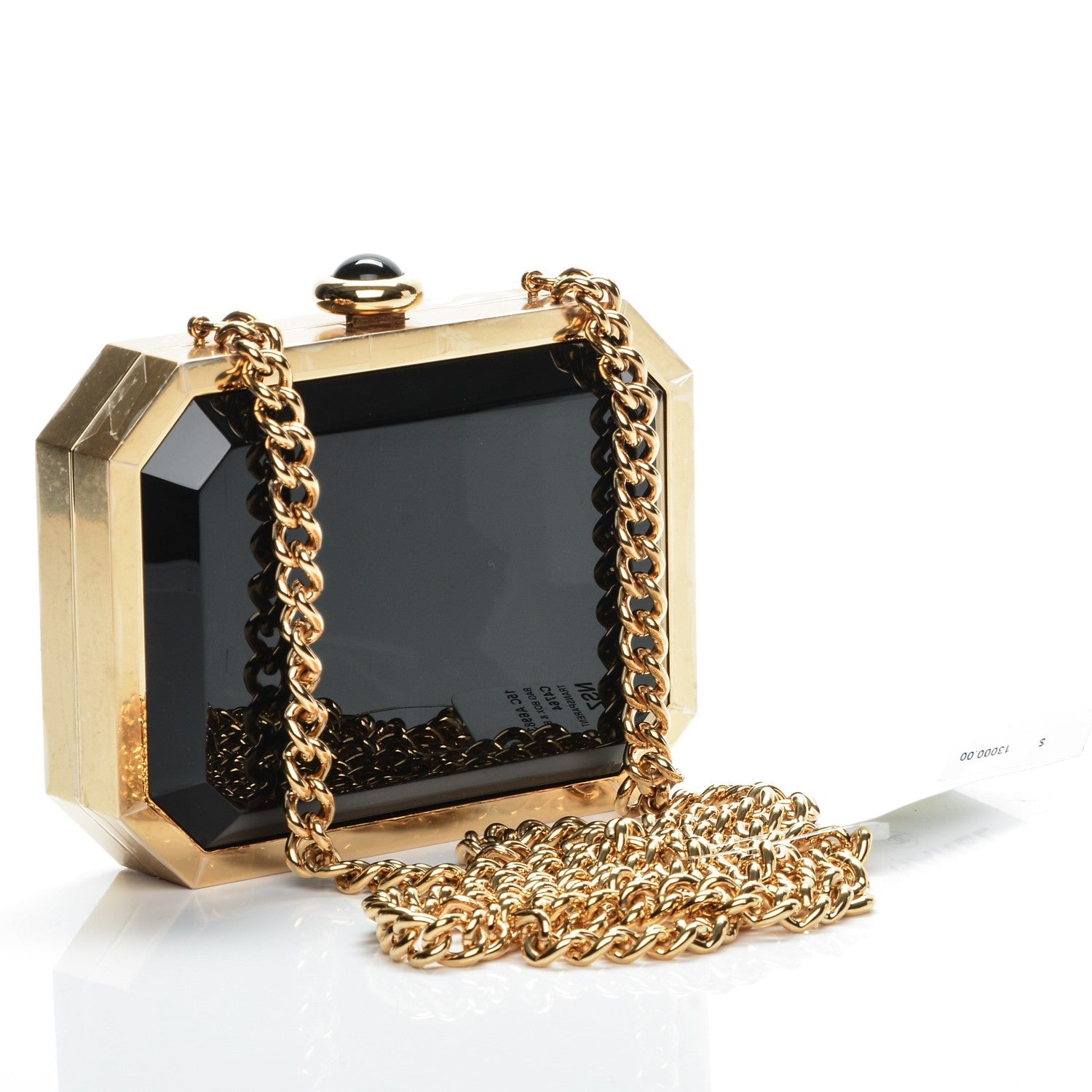 Chanel Plexiglass Premiere Minaudiere Clutch Black 3 of 7