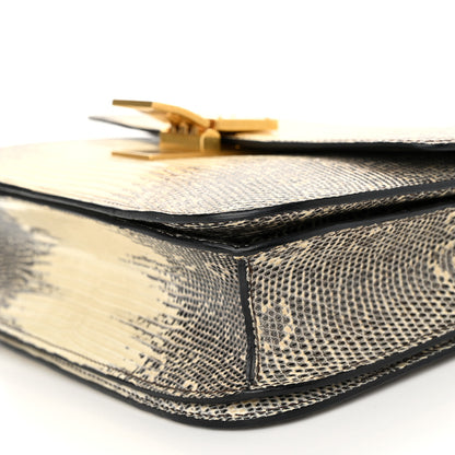 Celine Lizard Medium Classic Box Flap Bag Natural 10 of 10