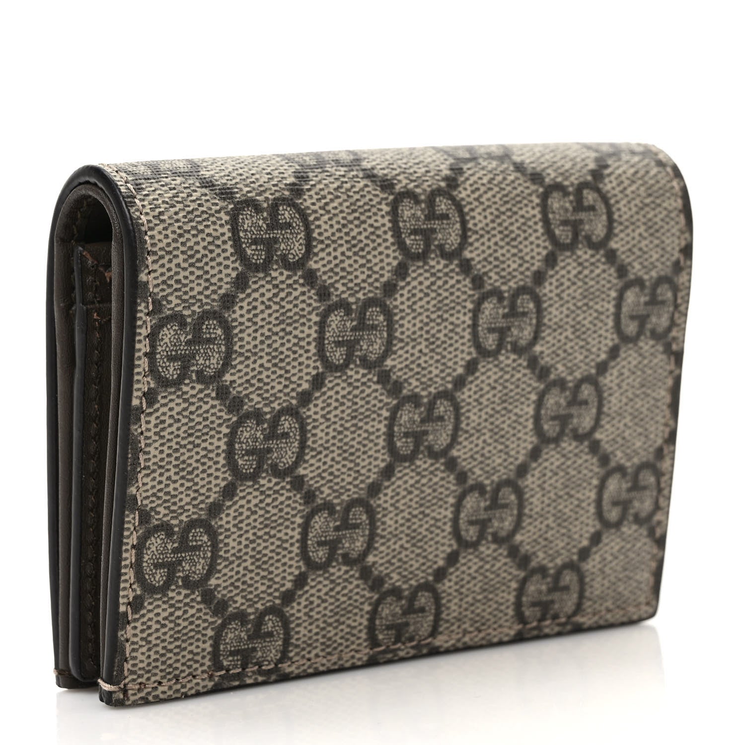 Gucci GG Supreme Monogram Card Case Beige 3 of 7