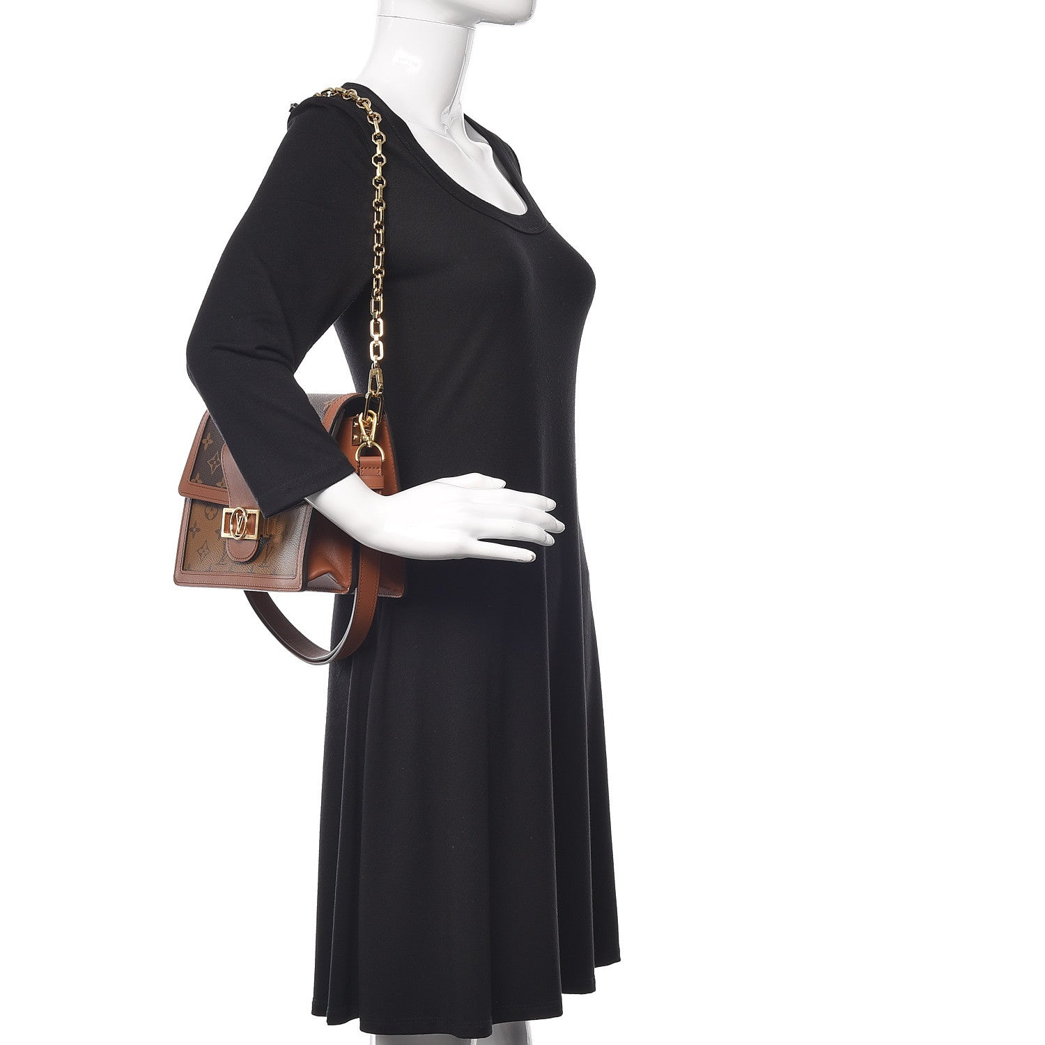 Louis Vuitton Reverse Monogram Dauphine MM 3 of 11