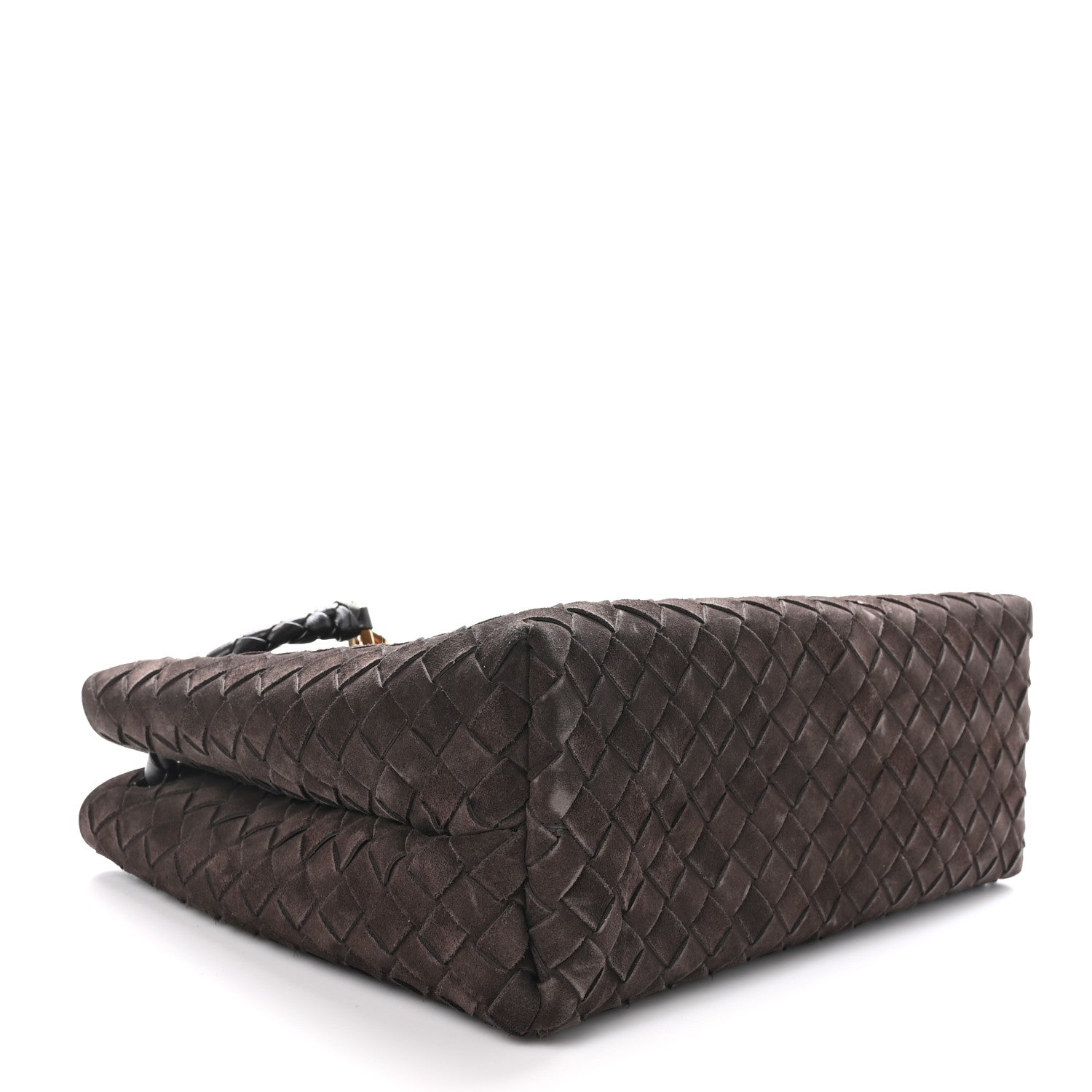 Bottega Veneta Suede Intrecciato Medium Andiamo Shoulder Bag Fondant 4 of 9