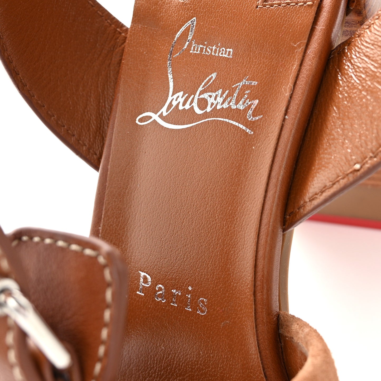 Calfskin Rangerissima Lug 100 Sandal 39.5 Cuoio Fauve