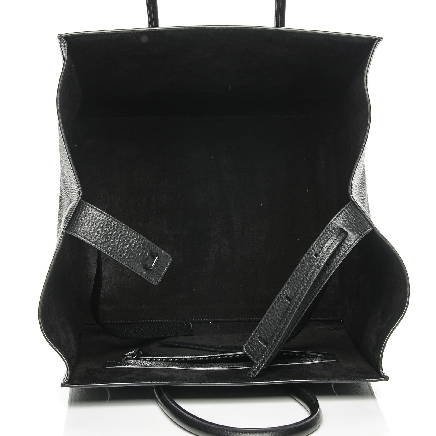 Supple Calfskin Medium Phantom Luggage Black