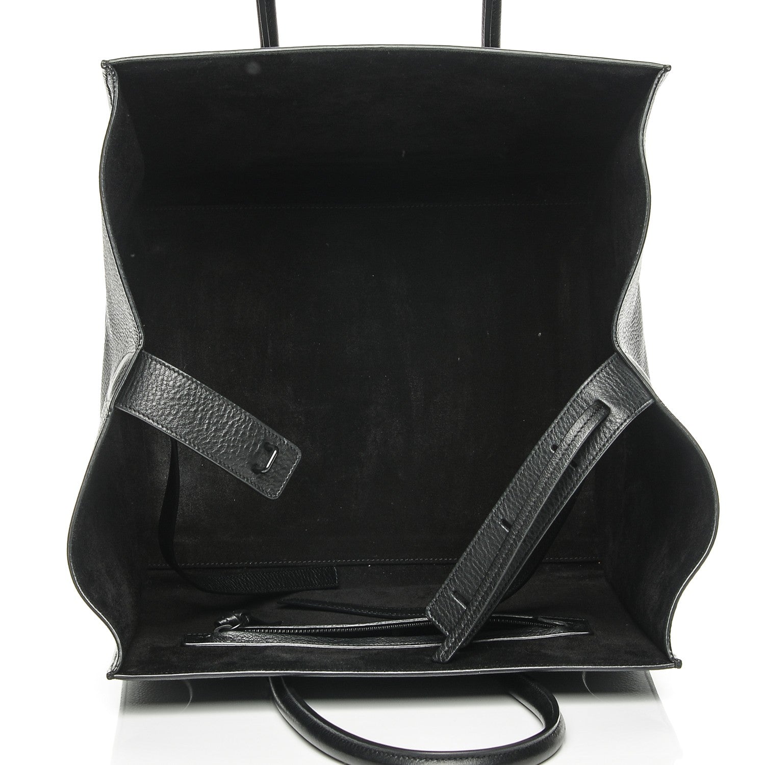 Celine Supple Calfskin Medium Phantom Luggage Black 5 of 7