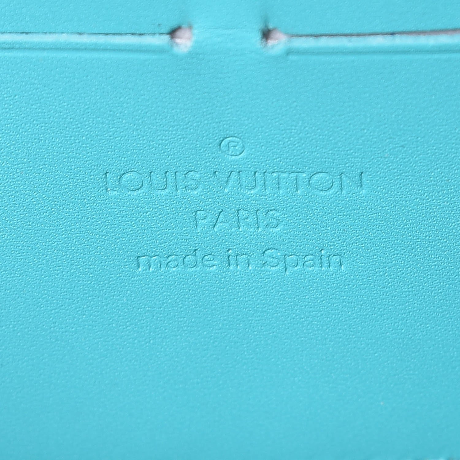 Louis Vuitton Vernis Zippy Wallet Blue Lagon 6 of 11