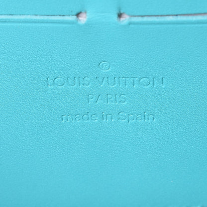 Louis Vuitton Vernis Zippy Wallet Blue Lagon 6 of 11