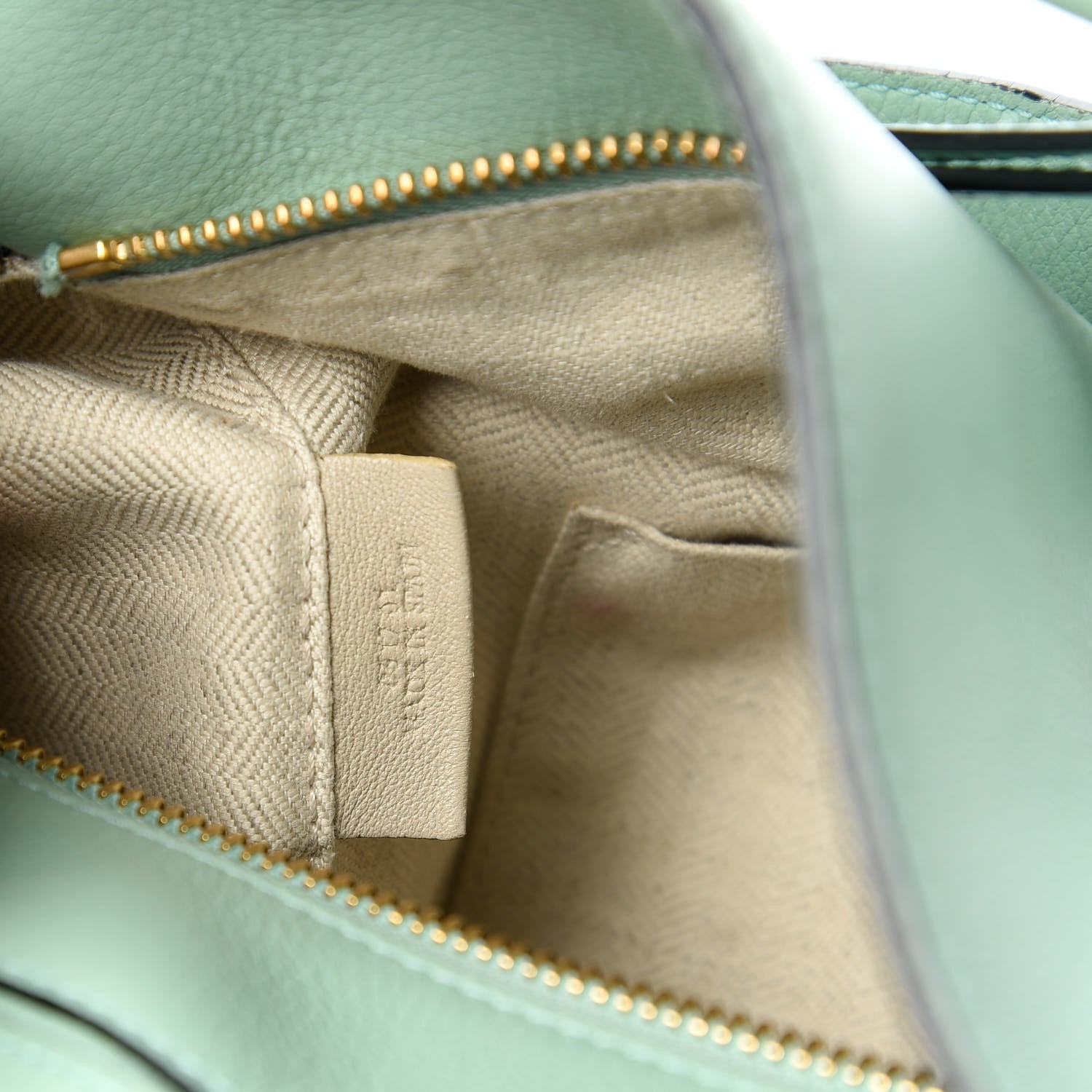 Loewe Calfskin Small Puzzle Bag Sea Water Green 9 of 11