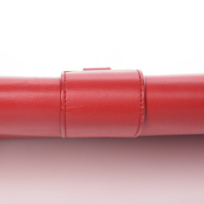 Saint Laurent Calfskin Classic Y Ligne Clutch Red 17 of 17