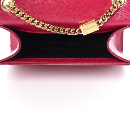 Saint Laurent Grain De Poudre Small Monogram Kate Satchel Bubblegum 5 of 11