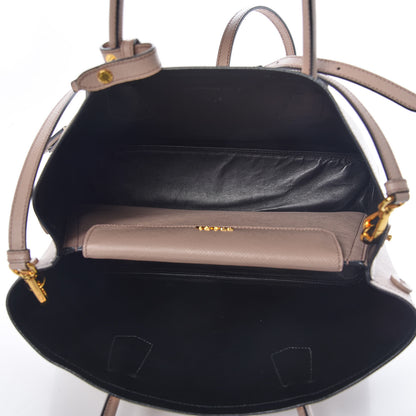 Prada Saffiano Cuir Medium Double Bag Cammeo 5 of 8