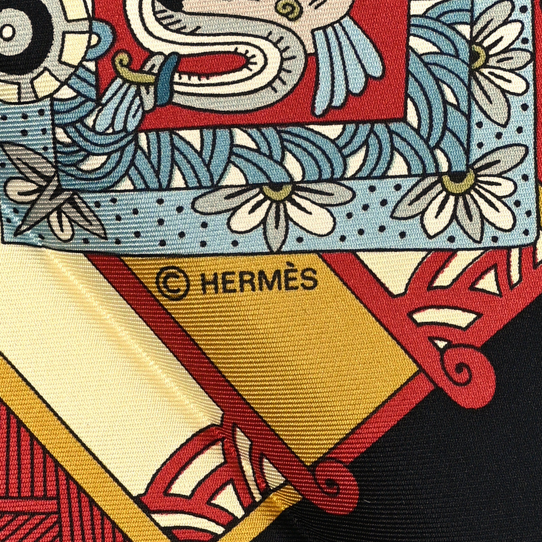 Silk Astres et Soleils Scarf 90