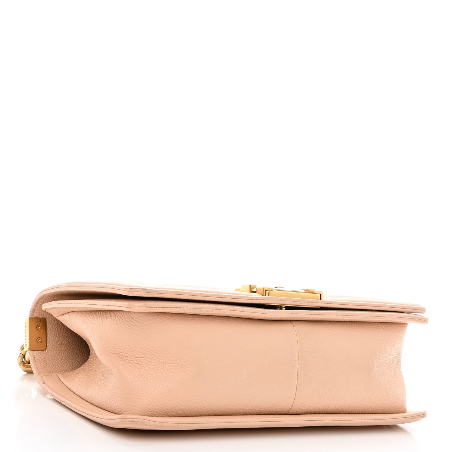 Chanel Caviar Quilted Medium Boy Flap Beige 4 of 11