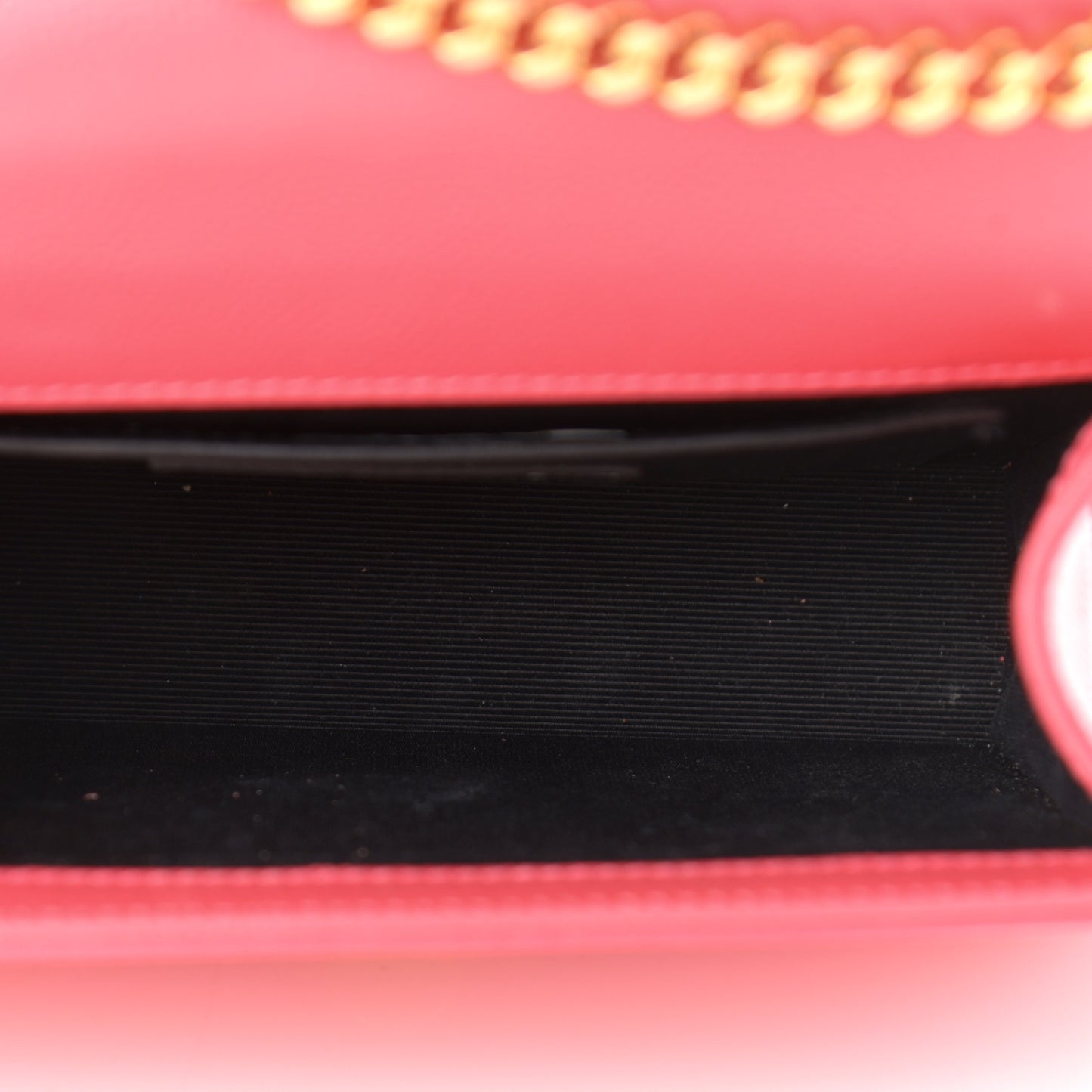 Grain De Poudre Small Classic Monogram Kate Satchel Lipstick Fuchsia