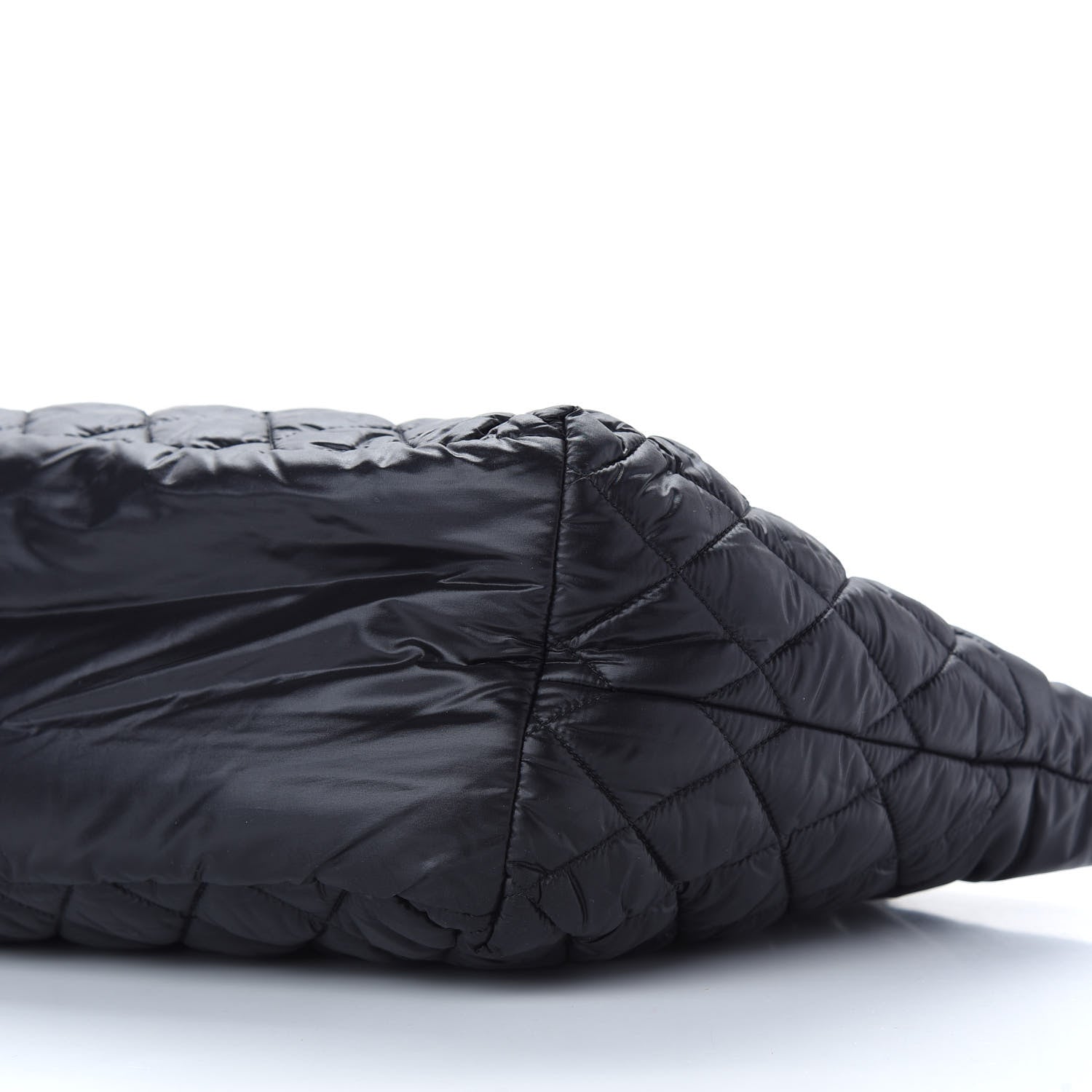 Chanel Nylon Quilted Small Coco Cocoon Tote Black 10 of 10