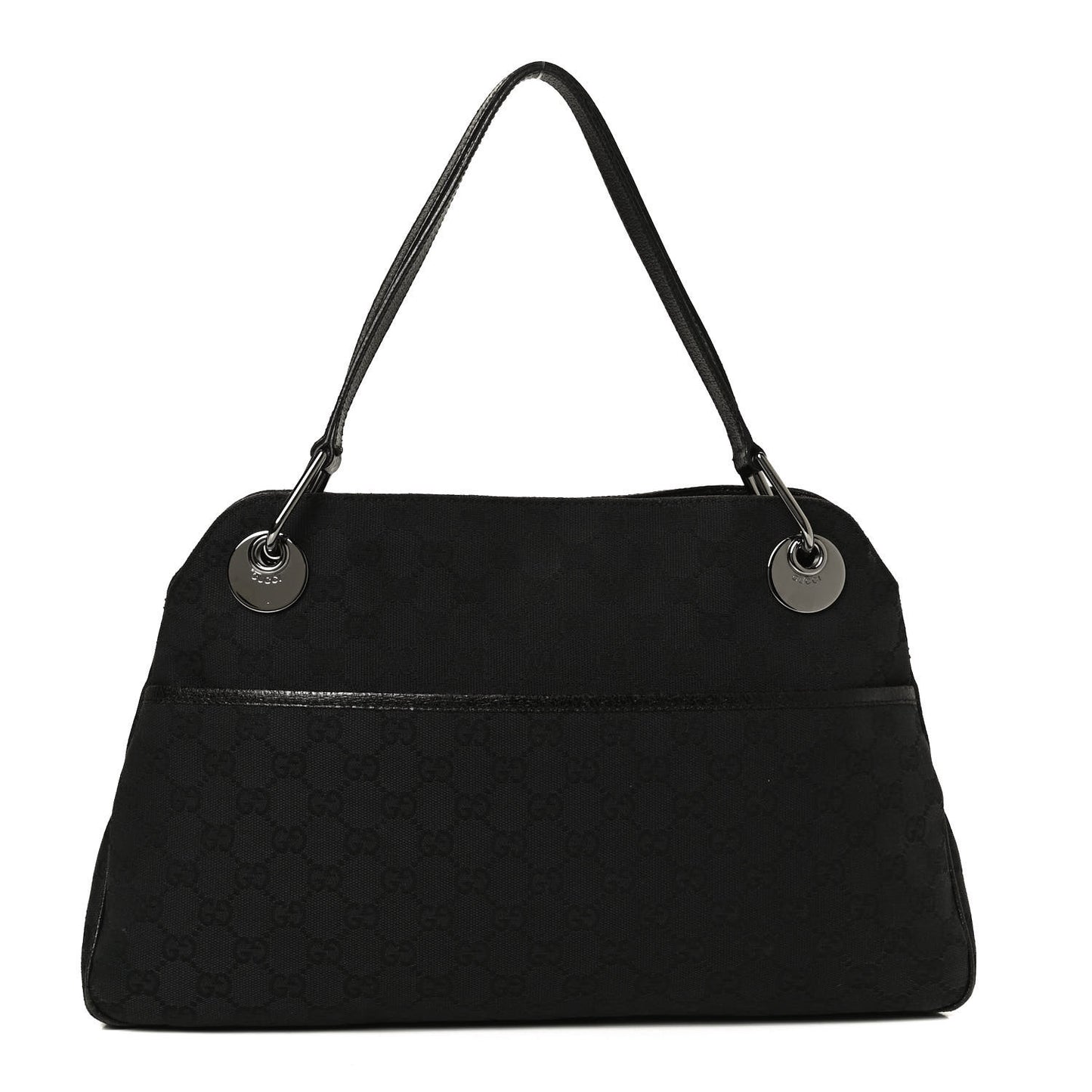 Monogram Medium Eclipse Shoulder Bag Black